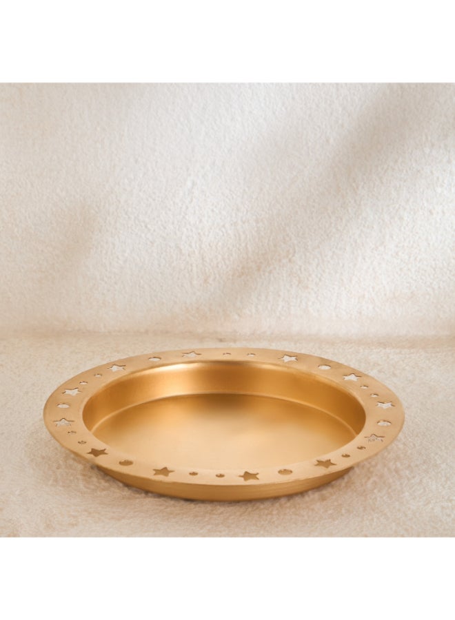 Home Box Celestial Decorative Candle Tray - Gold - Image 2